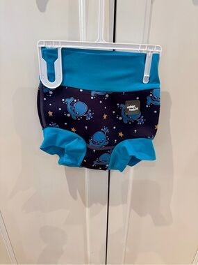 Water Babies Blue Octopus Swim Diaper Cover xxl